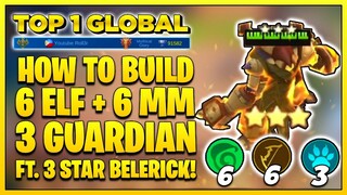 HOW TO BUILD 6 ELF + 6 MARKSMAN + 3 GUARDIAN SYNERGY! MAGIC CHESS STRATEGIES - Mobile Legends Bang