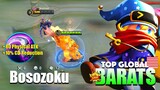 Barats Perfect Gameplay! Non Stop Ganking! | Top Global Barats Gameplay By Bosozoku ~ MLBB