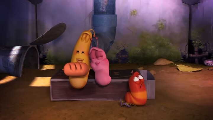 LARVA ANIMATION 2026 Double Hot Dog LARVA SURPRISE LARVA CARTOON YELLOW, RED, PI