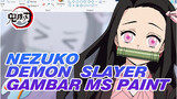Nezuko Demon Slayer | Gambar MS Paint_1