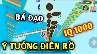 Ý TƯỞNG XÂY NHÀ ĐIÊN RỒ ( P1 ) THANG MÁY TỰ ĐỘNG CỰC HẤP DẪN | Play Together