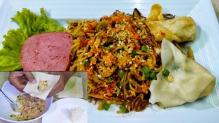 RESEP MIE PEDAS LEVEL KECAP ‼️ KOMPLIT CARA BUAT SOMAY & DAGING BURGERNYA.