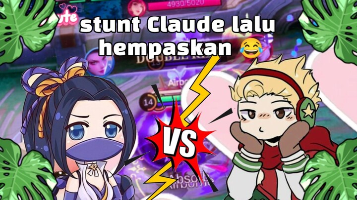 bikin claude tersungkur berkali-kali