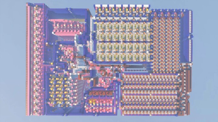 【Minecraft】Đây là một CPU Redstone tốc độ cao 1Hz