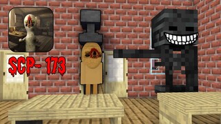 Monster School : SCP - 173 FUNNY HORROR CHALLENGE - Minecraft Animation