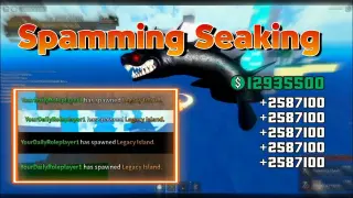 Spamming Sea Beast Gamepasses | King Legacy Update 3.51