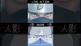 Kakashi's Raikiri - ANIME VS LIVE ACTION - Naruto in Real Life