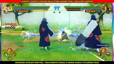 TEAM KARMA VS TIM ITACHI AKATSUKI - NARUTO STORM CONNECTIONS ANDROID GAMEPLAY