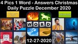 4 Pics 1 Word - Christmas - 27 December 2020 - Daily Puzzle + Daily Bonus Puzzle -Answer-Walkthrough