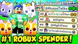 I'm The NUMBER ONE ROBUX SPENDER In Pet Simulator X!