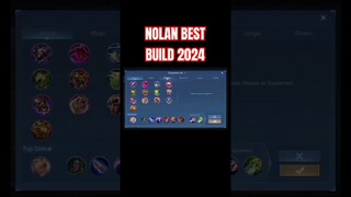 Nolan Best Build 2024 (Part 2) #shorts #mlbb