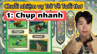 Sự Kiện Trở Về Tuổi Thơ | Dạo Khắp Rừng Sâu | Chụp Nhanh 4 Loài Động Vật Ở Sumeru Genshin Impact