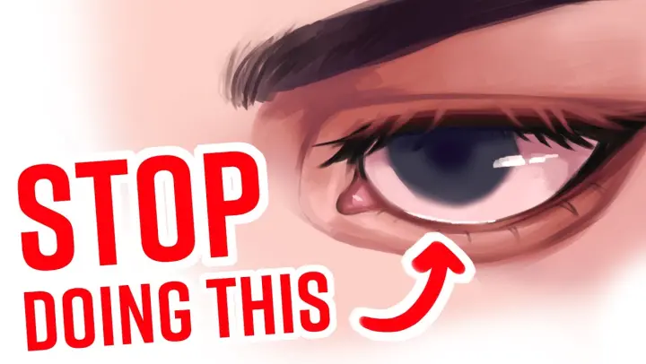 NEVER DRAW 3/4 EYES THIS WAY