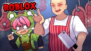 เมื่อกบมาซื้อเนื้อให้แม่ แต่ดันเจอเจ้าของร้านสุดหลอน!! | Roblox - 🥩 Escape The Butcher Shop Obby!