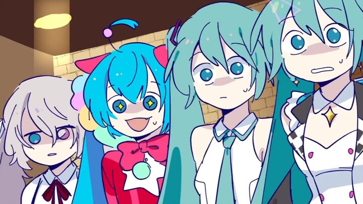 【PJSK】When other Miku breaks into the cafe in the VBS world...