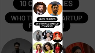 10 Celebrities founders #ytshorts #viral #motivation #startup #shorts #startup #business #bollywood