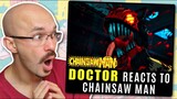 DOCTOR REACTS to CHAINSAW MAN Anime | Denji's Heart Condition?