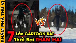 🔥 7 Lần CARTOON RAT Thất Bại Thảm Hại Trong Vũ Trụ Quái Vật CARTOON | Khám Phá Thú Vị