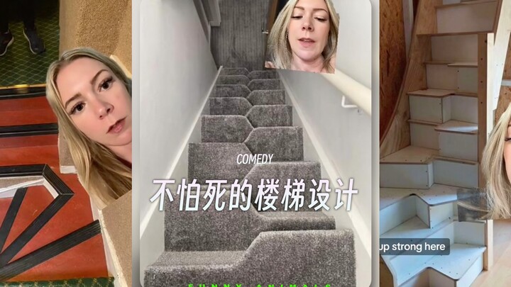 Fearless staircase design, some nightmare materials are here‼ ️