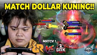 MATCH DOLLAR KUNING! RRQ MENANGIS. RRQ VS GEEKFAM MATCH 1 MPL S13
