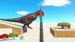 Deadly Leap above Spike - Animal Revolt Battle Simulator