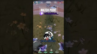 she didn’t see the flowers guys… twitch: cutespiders_ #valorant