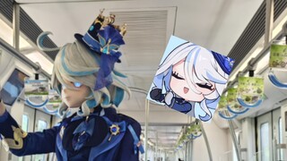 【kigurumi】Ms. Funina commutes on the subway～
