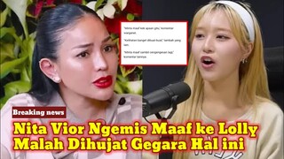 KAGET! Nita Vior Nangis Ngemis Maaf ke Lolly Nikita Mirzani Langsung Tampar Begini