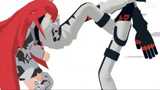 [AOTU World Fighting MMD] Pias VS Edie - A physical duel between the strongest angels!