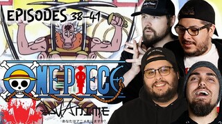 BAND REACTS: ONE PIECE EP 38-41 REACTION | FIRST TIME WATCHING ONE PIECE ANIME | THE FIGHT BEGINS!