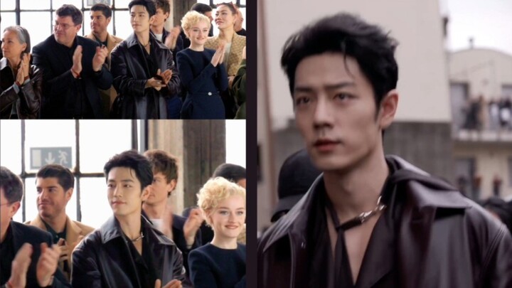 【เสี่ยวจ้าน】Gucci ของโลกเท่มาก! เซียวจ้านมีออร่าที่แข็งแกร่งมากและหล่อมาก (Xiao Zhan Milan Fashion W