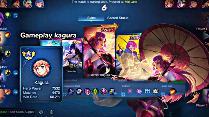 Tutorial rotasi kagura full match and build kagura tersakit 🥵