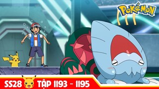 Review Pokemon SS28 TẬP 1193 - 1195 | Sa Tô Si và Xi Tron, bài huấn luyện tình bạn.