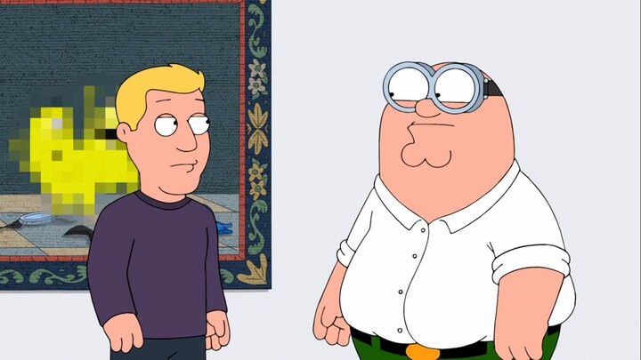 Family Guy: Pitt was fired from the show for being a big shot and became a street artist of Minions