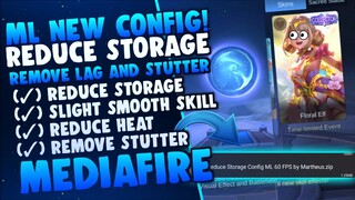 Latest!! ML Config Reduce Storage Smooth Skill 60 FPS High Frame Rate Smoothly Game |Mobile Legends