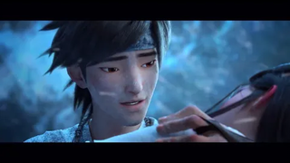ฉากท้ายเรื่อง ดวงจิตของพระเอกที่กำลังแตกสลาย เรื่อง White snake P1