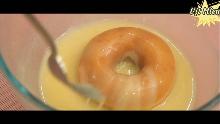 Bánh donut phủ kem đường 4 #amthuc