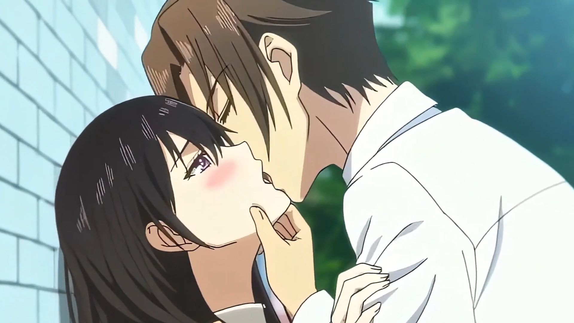 HD wallpaper: tachibana mei, kurosawa yamato, anime, girl, guy, kiss, anime  couple kissing | Wallpaper Flare