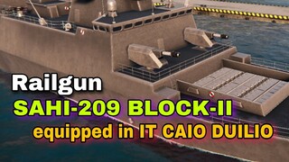 Modern Warships: SAHI-209 BLOCK-II railgun. equipped in IT CAIO DUILIO. Alpha server