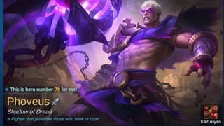 NEW FIGHTER: PHOVEUS Skills Understanding You Should Watch | Mobile Legends Bang Bang