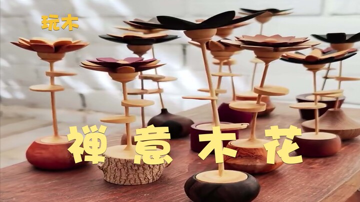 Zen-style Wooden Flowers