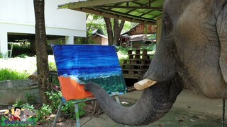 น้องธันวาวาดรูปทะเล