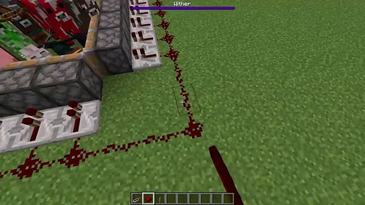 what if you can combine all of the mob using piston