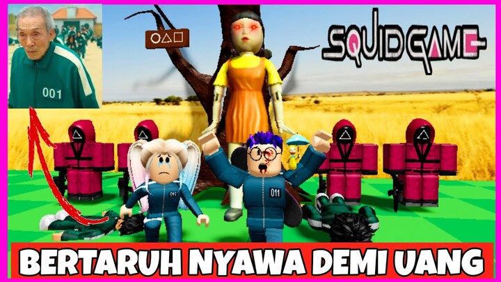 SQUID GAME! BERTARUH NYAWA DEMI UANG & MIUUU MENINGGOY - ROBLOX SQUID GAME