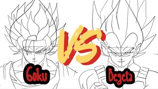 Drawing speed  Goku dan vegeta  mana andalan kalian ?