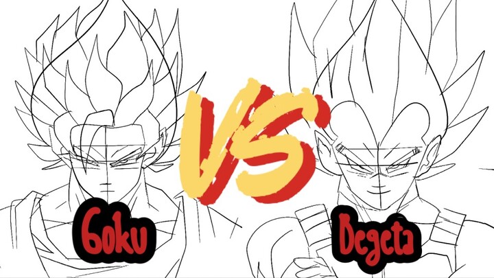 Drawing speed  Goku dan vegeta  mana andalan kalian ?