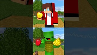 JJ vs Mikey / Good deeds vs Bad deeds 2 - MAIZEN MinecraftAnimation #shorts #minecraft