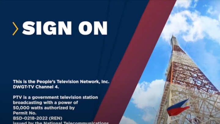 PTV 4 Manila Sign on October 12 2025