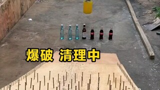 Làm sạch và phun cát đồ uống hết hạn