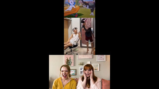 Foreigners watch a Chinese guy perform a live-action version of "Tom and Jerry"